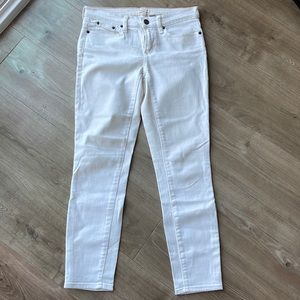 J Crew White Cigarette Jeans